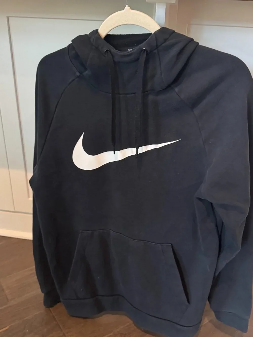 Nike Dri-Fit Fleece Pullover Sweatshirt Hoodie Grey Men's CZ2425-010